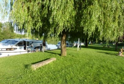 Mantoche an der Saone - Boot Anlegestelle