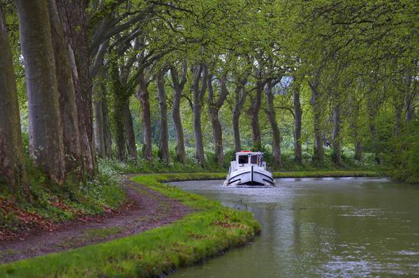 Penichette Boot zwischen Trebes und Argens am Midi Kanal