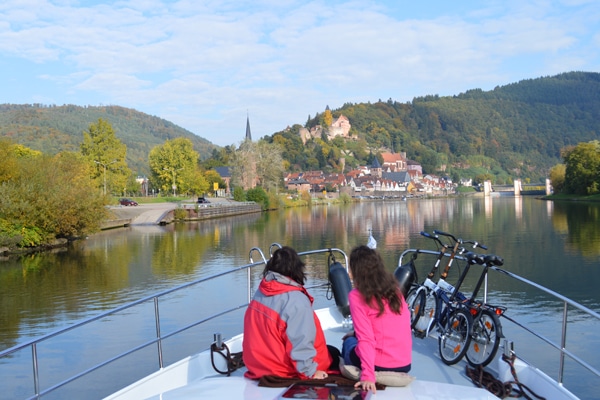 Hausboot mieten am Neckar bei Hirschhorn