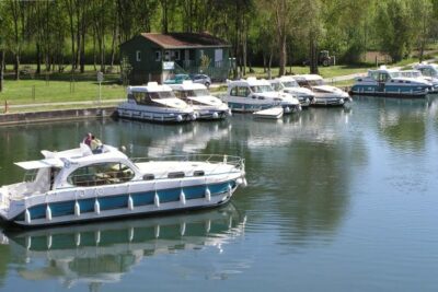 Hafen für Boote auf der Charente
