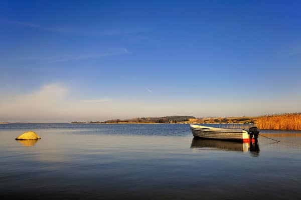 Usedom Boot vor Anker