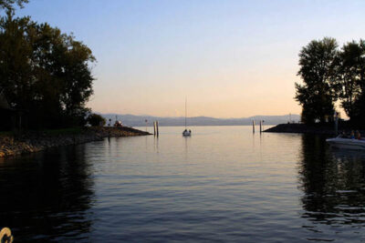 Überlingen am Bodensee Abendstimmung