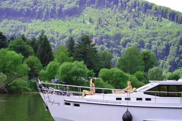 Yachtcharter Neckar unterwegs mit Infinity Boot