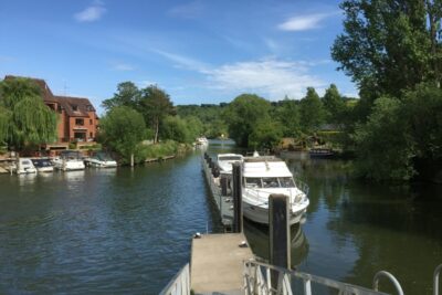 Anlegestelle Themse in England