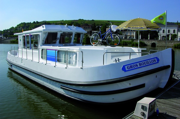 Anlegen mit der Penichette Boot