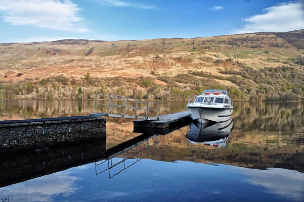 Anleger Loch Oich am Caledonian Canal