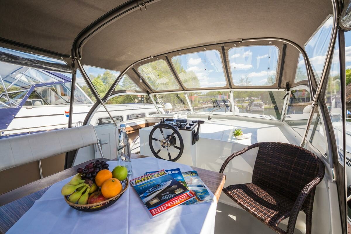 Außenbereich Aventura 38 Boot