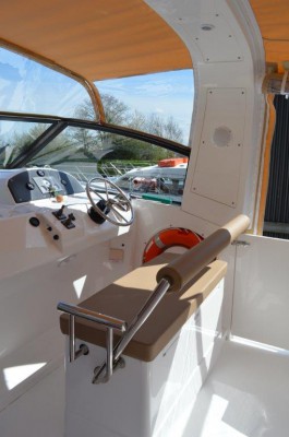 Außensteuerstand Hausboot Torridon
