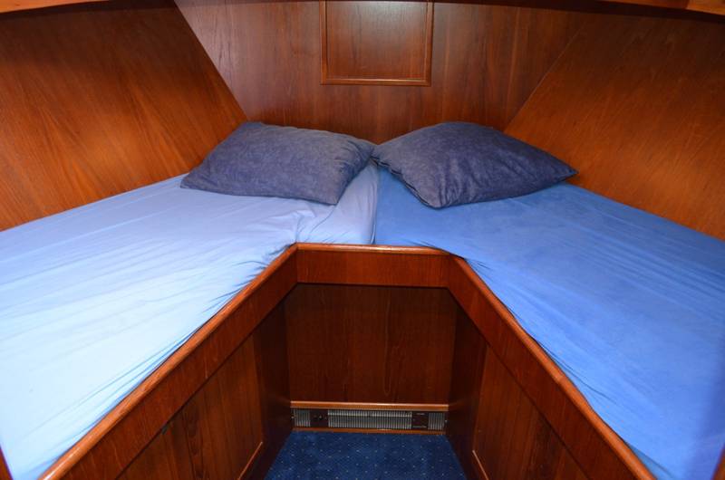Schlafkabine Bug Motoryacht Classicline 1300 Drait 50