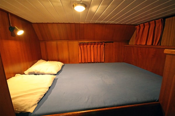 Bugkabine der Wolvenjacht 1 Motorboot