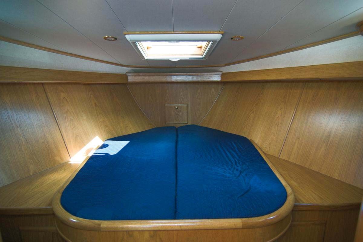 Doppelbett Bugkabine Gruno 41 Motoryacht