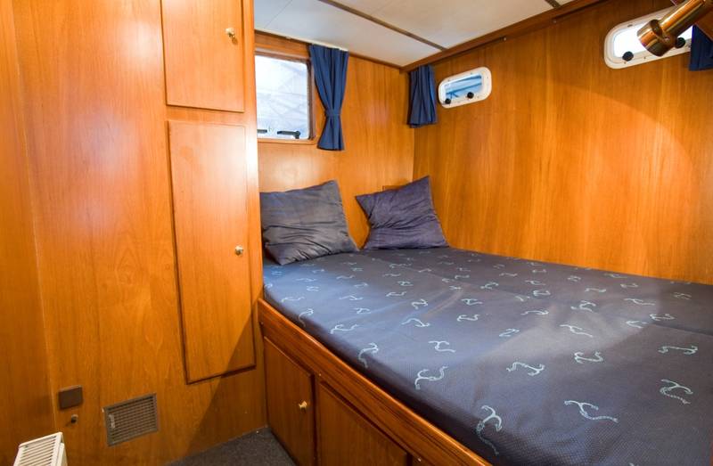 Schlafkabine Doppelbett Motoryacht Renal 50 Drait 33
