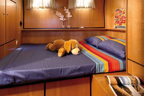 Beispielfoto Kabine mit Doppelbett Linssen