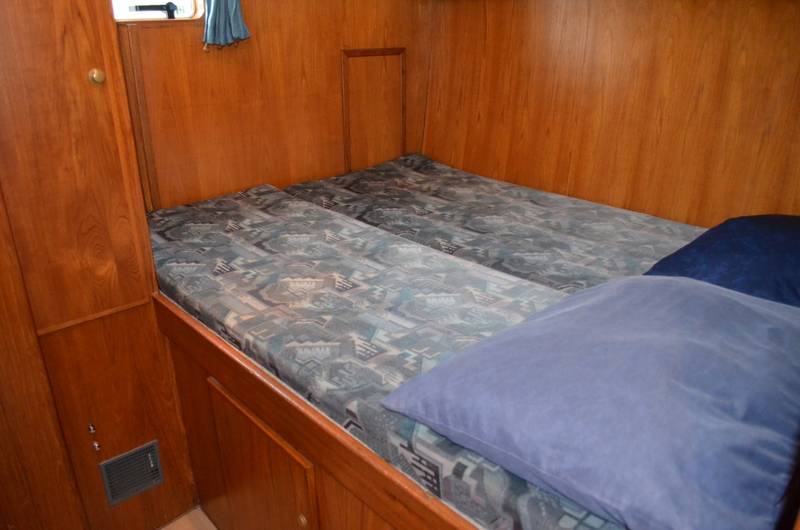 Schlafkabine Doppelbett Motoryacht Renal 50 Drait 26