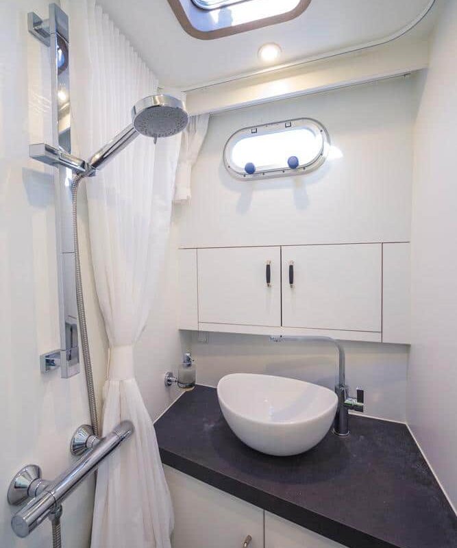 Dusche auf Jetten 38 Cabrio