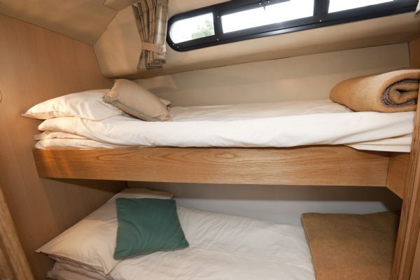 Etagenbett auf Eriskay Boot