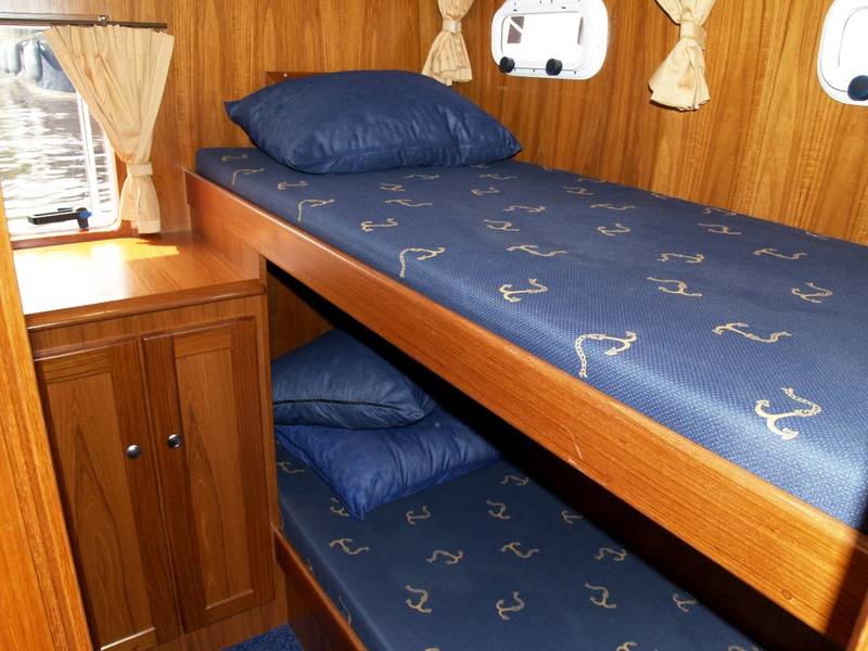 Schlafkabine Etagenbett Motoryacht Renal 36 Drait 42