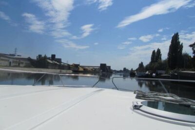 Sonnendeck auf Hausboot