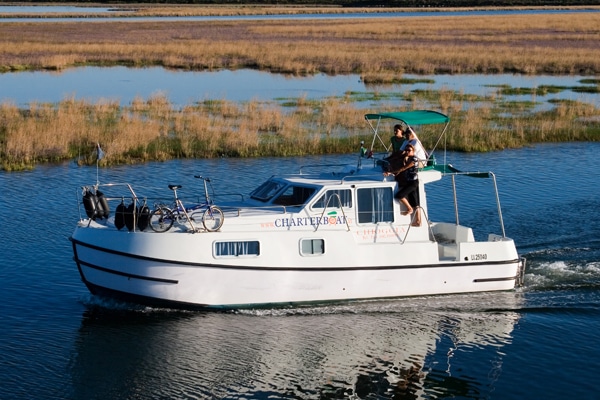 Durch die Lagune von Venedig mit dem Hausboot