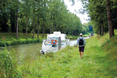 Hausbooturlaub Saone Nicols Hausboot angelegt
