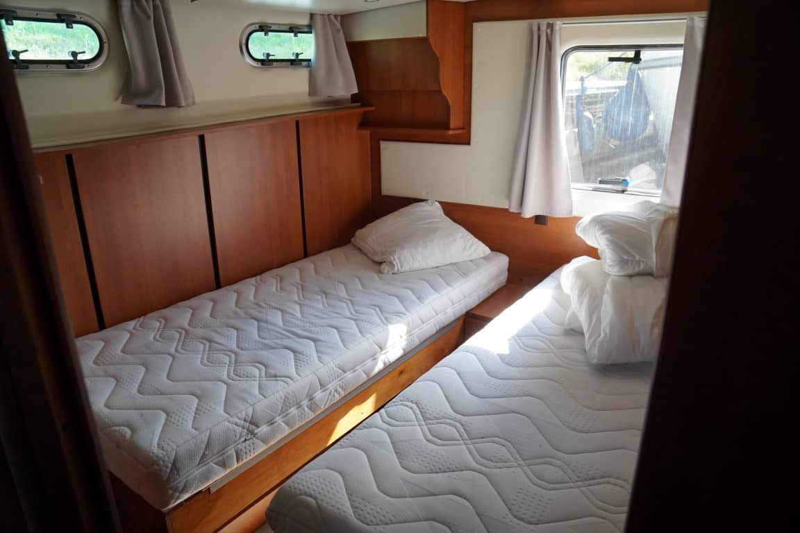 Doppelbett Heckkabine Boot Senne