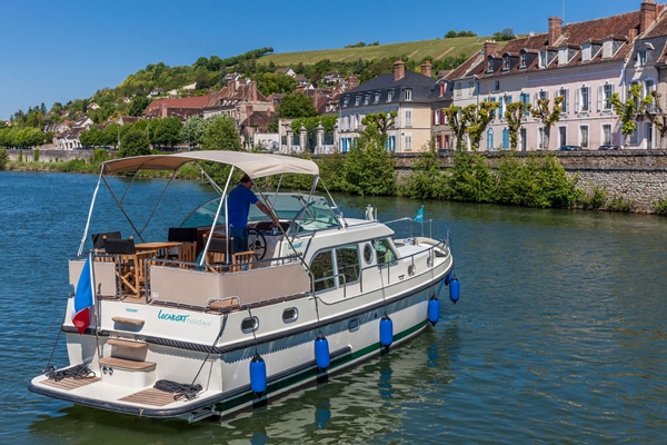 Heckansicht Linssen 34.9 Frankreich