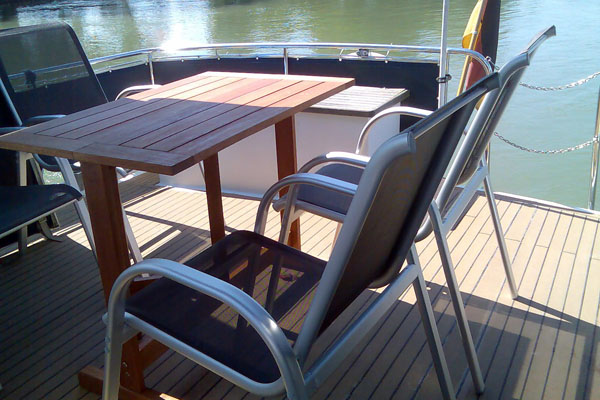 Heckterrasse Boot Noblesse 38 Venus