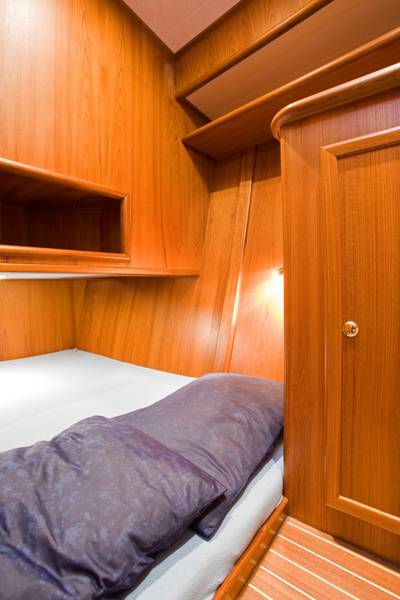 Schlafkabine Doppelbett Motoryacht Impression 1280