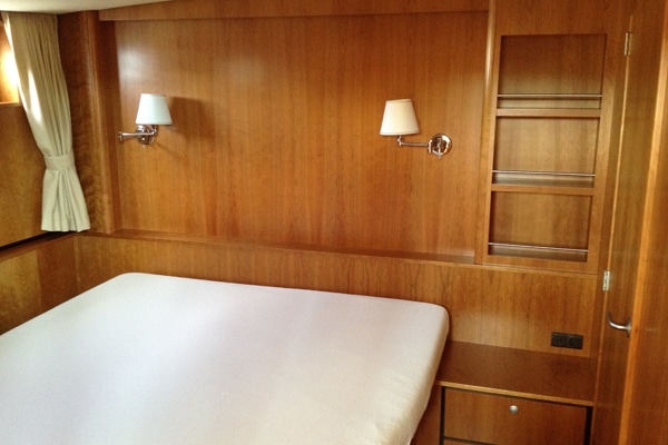 Schlafkabine Doppelbett Linssen Yacht