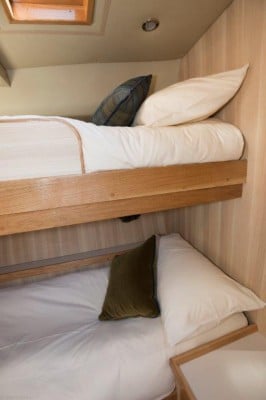 Kabine mit Etagenbett auf Torridon