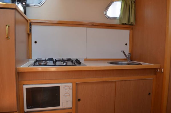 Küche Motoryacht Valkkruiser 1350 Blueflower