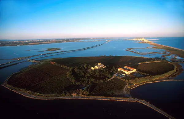 Canal de Camargue - Ile et abbaye de la Maguelone