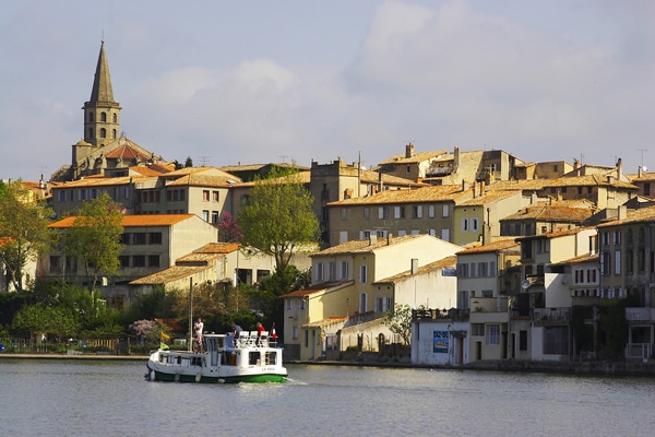 Penichette Boote vor Negra am Canal du Midi 