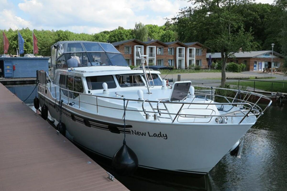 New Lady am Steg angelegt
