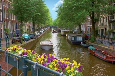 Niederlande Amsterdam Bootsfahrt