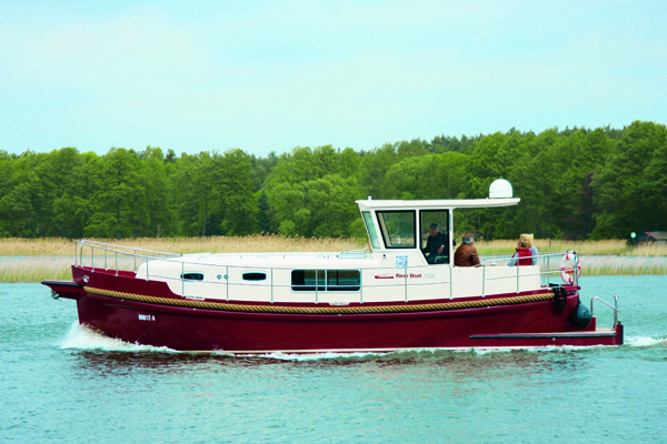 Seitliche Ansicht Riverboat 1122