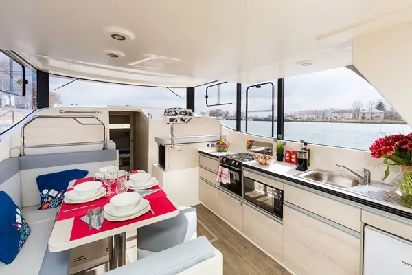 Salon Hausboot Horizon Le Boat