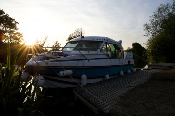 Sonnenuntergang Abendstimmung Hausbooturlaub