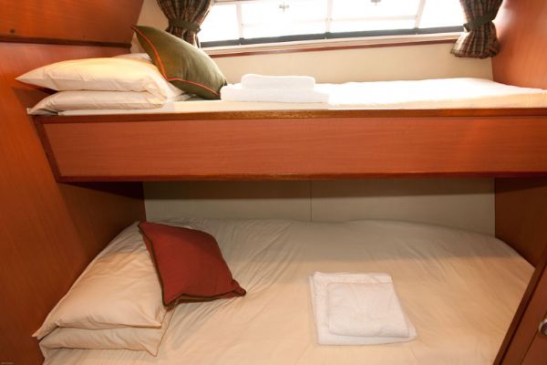 Taransay Kabine mit Etagenbett