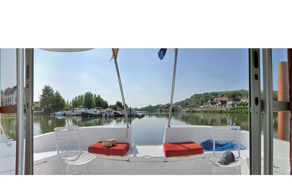 Terrasse auf Penichette 1120 Boot