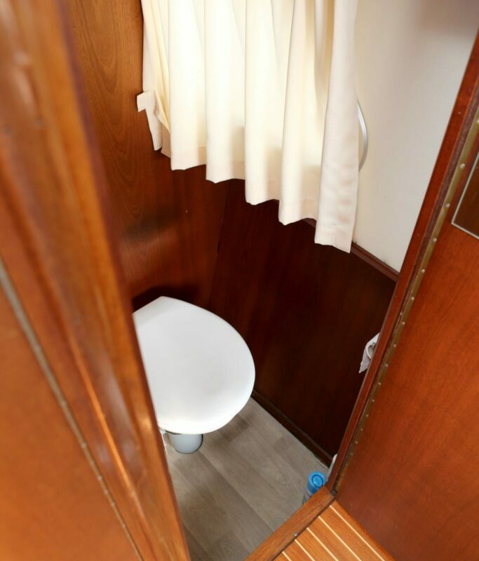 Toilette auf der Australis