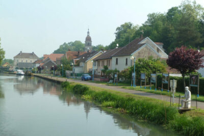 Am Ufer der Petite Saone