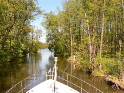 Unterwegs auf Bootsfahrt Mecklenburg Reisebericht