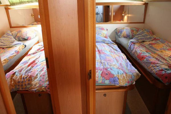 Schlafkabinen Motoryacht Valkkruiser 1350 Blueflower