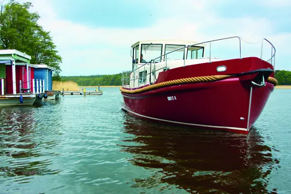 Frontansicht der Riverboat Fürstenberg