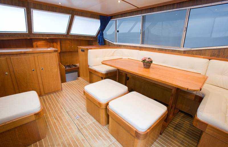 wohnbereich Motoryacht Renal 50 Drait 33