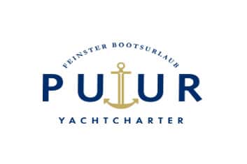 logo farbig yachtcharter puur