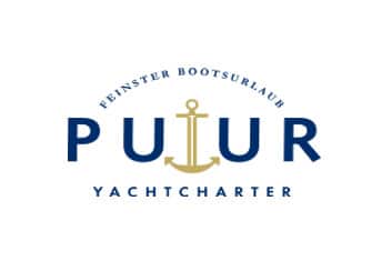 logo farbig yachtcharter puur