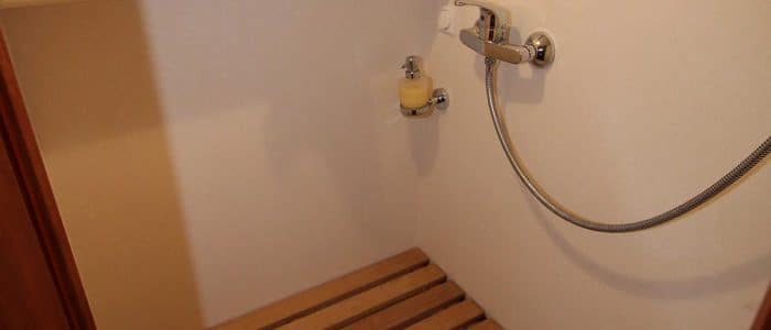 Dusche auf Linssen Balu