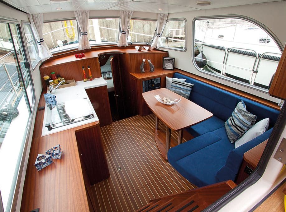 Wohnbereich Linssen Yacht Paula